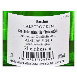 Bacchus Josef Drathen halbtrocken DQW 1,00l