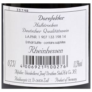 Josef Drathen Dornfelder halbtrocken QW 0,75l