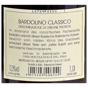 St. Barthelmeh Bardolino Classico DOP 1,00l