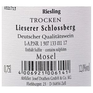 Josef Drathen Riesling Lieserer Schlossberg trocken DQW 0,75l