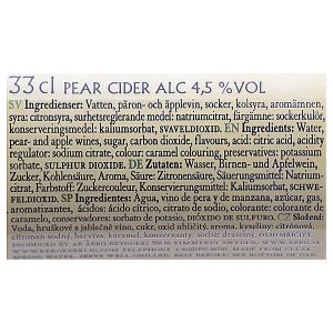 Rekorderlig Premium Pear Cider 0,33l