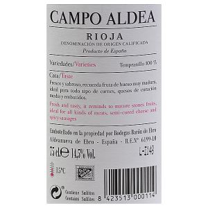 Viñedos de Aldeanueva Campo Aldea Tempranillo Rioja DOCa 0,75l