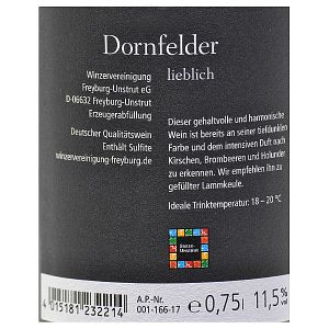 Winzervereinigung Freyburg-Unstrut Dornfelder lieblich 0,75l