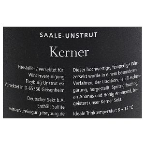 Winzervereinigung Freyburg-Unstrut Winzer-Sekt Kerner Brut 0,75l