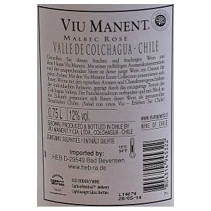 Viu Manent Malbec Rosé 0,75l