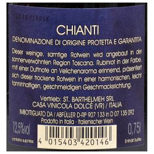 St. Barthelmeh Chianti DOPG 0,75l