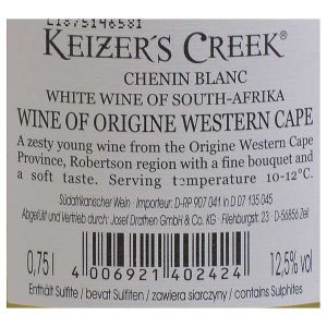 Josef Drathen Keizers Creek Chenin Blanc 0,75l