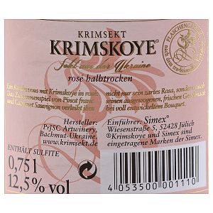 Krimskoje Rosé halbtrocken 0,75l