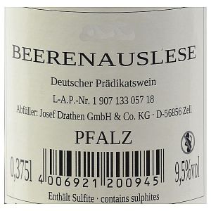 Josef Drathen Beerenauslese Pfalz 0,375l