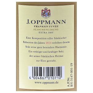J. Oppmann Franken Cuvée extra trocken 0,75l