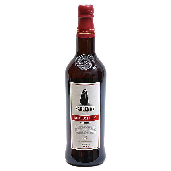 Sherry halbtrocken Sandeman Sherry Medium Dry Spanien Jerez gourmet