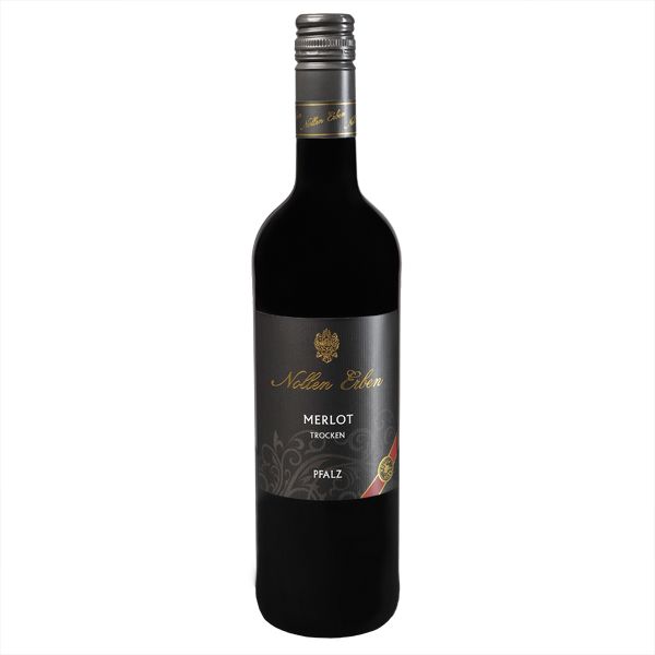 A. Nollen Erben Merlot DQW 0,75l Rotwein trocken Deutschland Pfalz -  gourmet-weinhandel